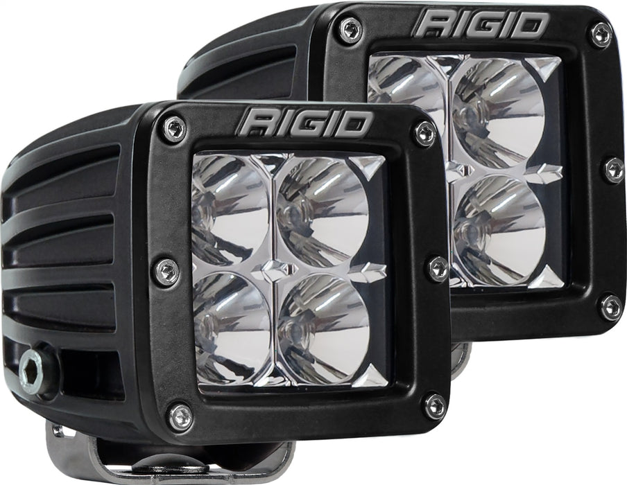 RIGID D-Series PRO LED Light, Flood Optic, Surface Mount, Pair