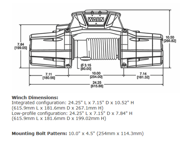 ZEON 10-S Platinum Winch - 92815