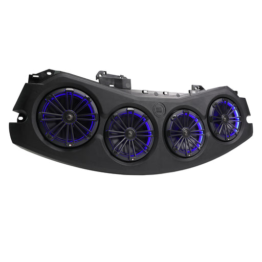 MB Quart Tuned Rear Overhead Soundbar, Four 8 Inch Coaxial, Addressable RGB LED, Jeep Wrangler JL / Gladiator JT (2024-2026)