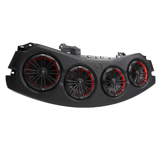 MB Quart Tuned Rear Overhead Soundbar, Four 8 Inch Coaxial, Addressable RGB LED, Jeep Wrangler JL / Gladiator JT (2024-2026), view 2