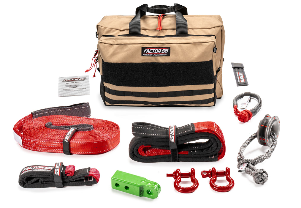 SAWTOOTH WINCH ACCESSORY KIT (GREEN HITCHLINK AND LARGE BAG)