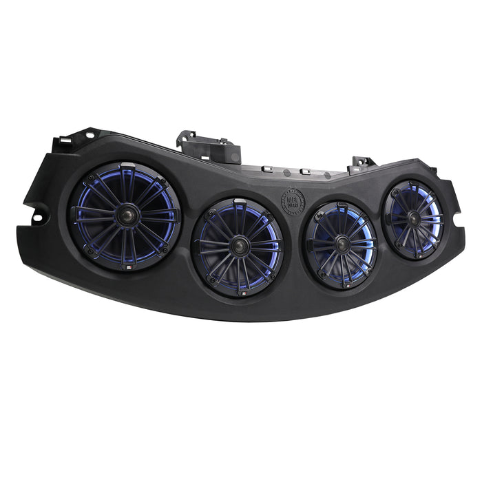 MB Quart Tuned Rear Overhead Soundbar, Four 8 Inch Coaxial, Addressable RGB LED, Jeep Wrangler JL / Gladiator JT (2024-2026), view 4