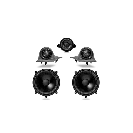 MB Quart Tuned Front Component and Center Dash Speakers, 6.5 and 3 Inch, Mercedes-Benz Sprinter W907 (2019-2026)