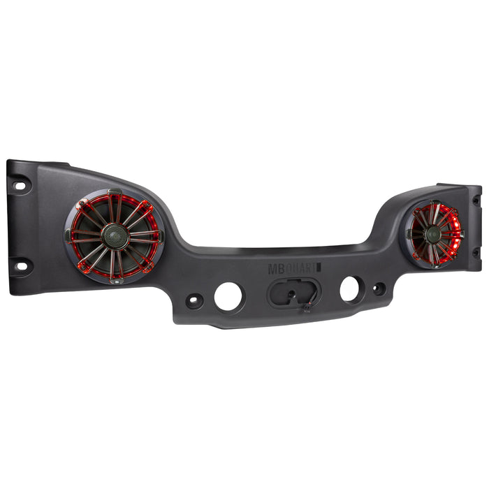 MB Quart Tuned Rear Overhead Soundbar, Two 8 Inch Coaxial Speakers, Jeep Wrangler JK (2007-2018), view 7