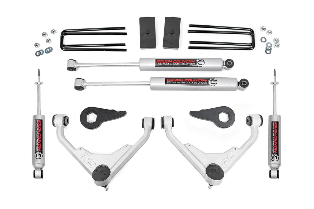 Rough Country 3 Inch Lift Kit | Chevy/GMC Sierra/Silverado 2500 HD Suburban/Yukon XL 2500 (01-10)