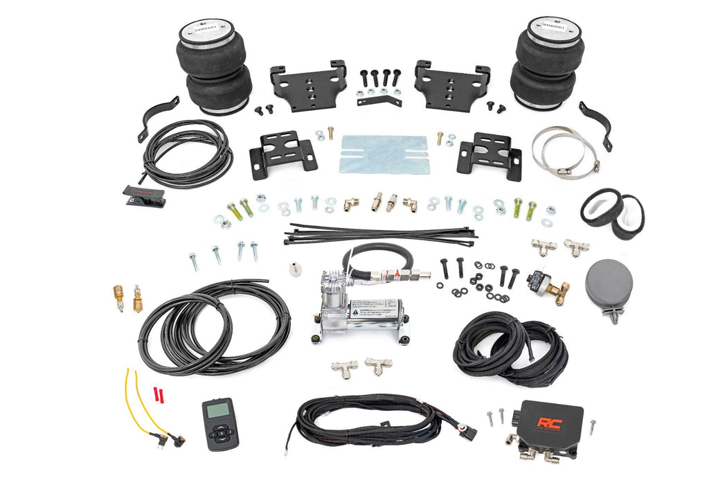 Rough Country Air Spring Kit w/compressor - Wireless Controller - 0-6" Lift | Chevy/GMC 2500HD (01-10)
