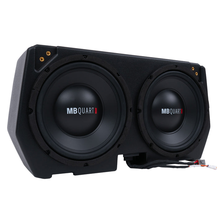 MB Quart Tuned 400 Watt Dual 10 Inch Subwoofer Kit, Can-Am Defender (2017-2025), view 2