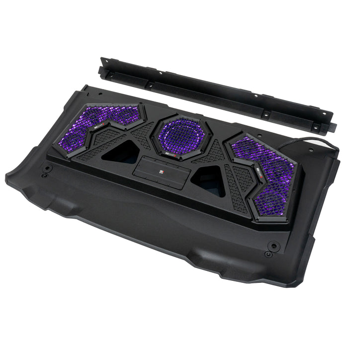 MB Quart 500 Watt 7 Speaker Audio Roof, 7 Inch Source Unit, 45 Inch Light Bar, Polaris Ranger 1000 / XP 1000 (2018-2026), view 8
