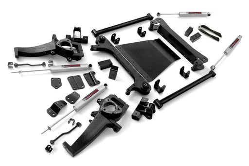 Rough Country 4 Inch Lift Kit, Dodge 1500 4WD (2002-2005)