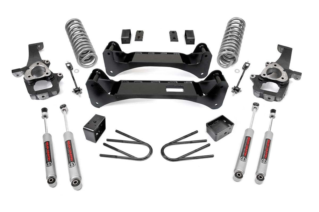 Rough Country 6 Inch Lift Kit, Dodge 1500 2WD (2002-2005)