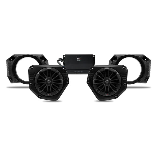 MB Quart Stage 2 400 Watt Two Speaker Audio System, For RIDE COMMAND, Polaris Ranger (2018-2026)