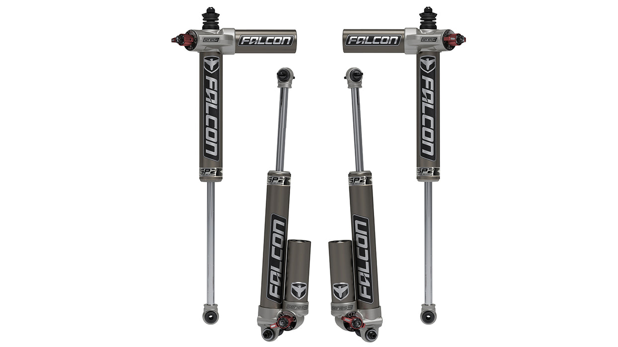 FALCON SP2 3.3 Fast Adjust Piggyback Shock Kit | 1.5-2.5" Lift, 4dr | Jeep Wrangler JK (2007-2018) | P/N 03-02-33-400-002
