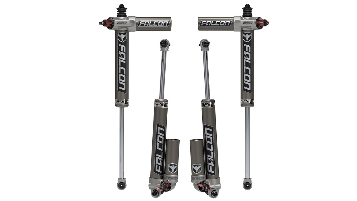 FALCON SP2 3.3 Fast Adjust Piggyback Shock Kit | 3-4.5" Lift, 4dr | Jeep Wrangler JK (2007-2018) | P/N 03-02-33-400-253