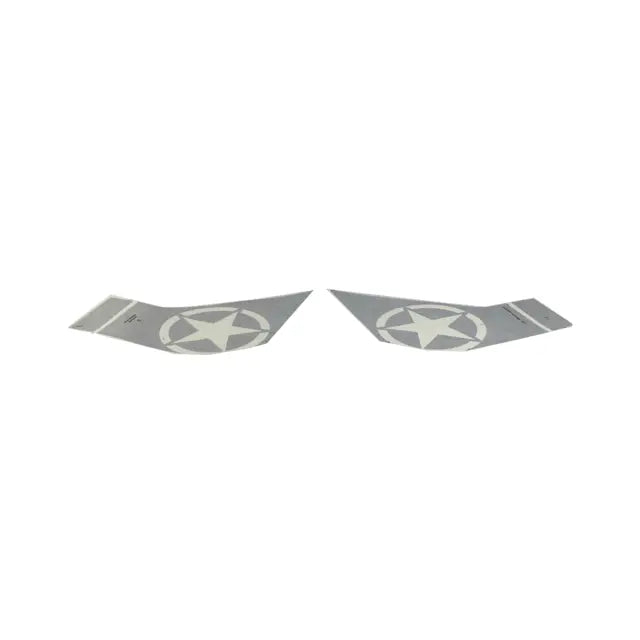 Army Star Bodyside Graphic Kit, Low Gloss Black