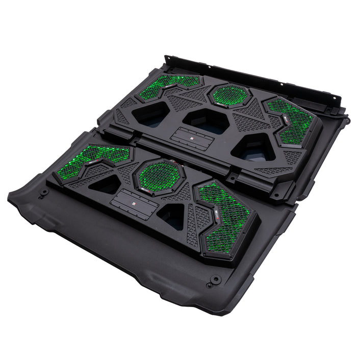 MB Quart 1000 Watt 14 Speaker Audio Roof, 7 Inch Source Unit, 45 Inch Light Bar, Polaris Ranger 1000 / XP 1000 (2018-2026), view 5