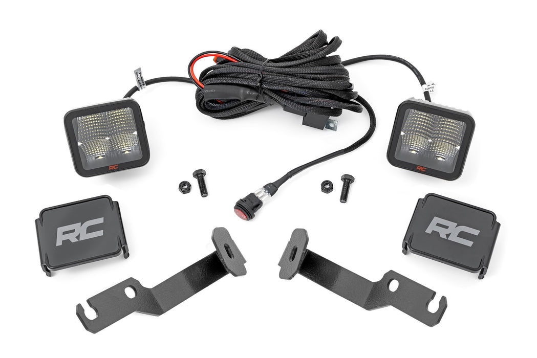 LED Light Kit - Ditch Mount - 2 inch Spectrum Pair - Spot - Toyota Tacoma (05-15)