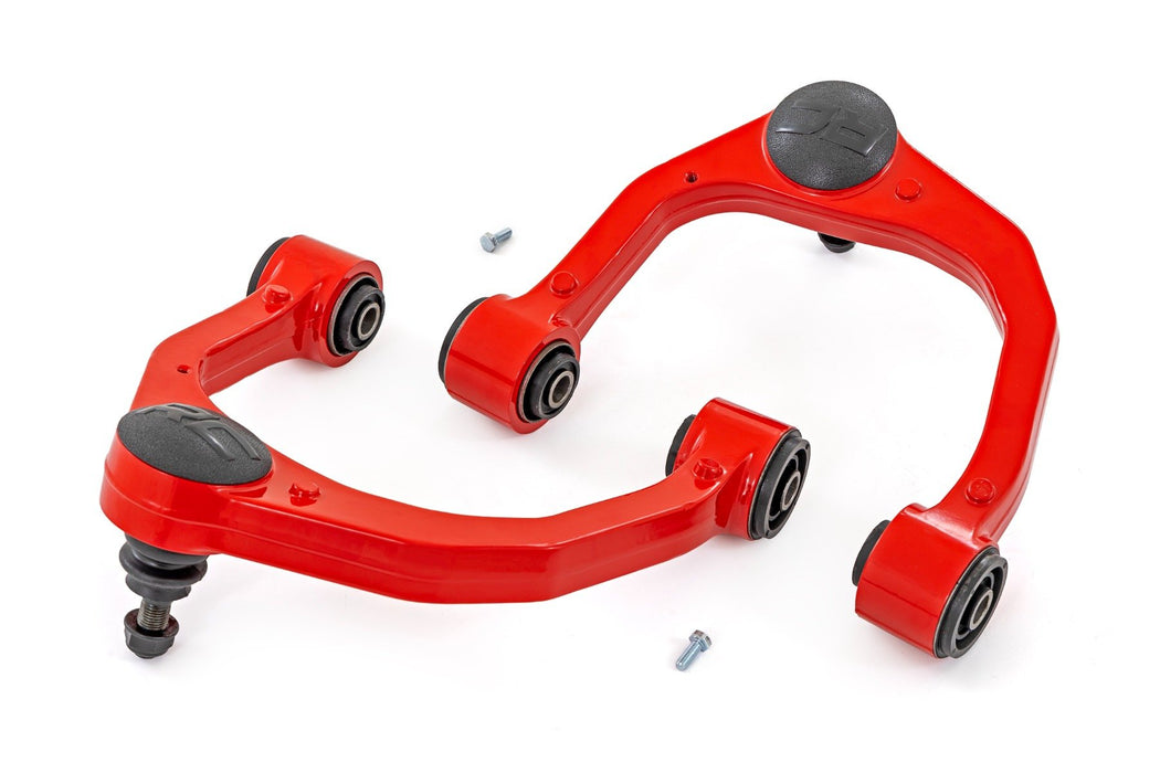 Rough Country Red Forged Upper Control Arms, OE Upgrade, Toyota 4Runner (2010-2024)/Tacoma (2005-2023)