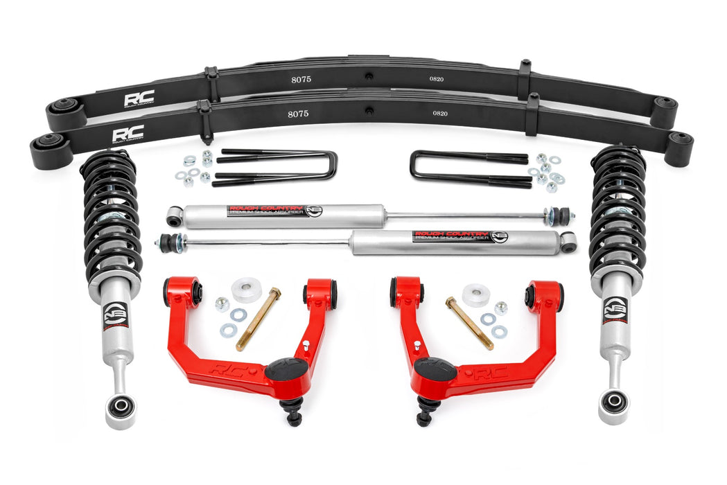 Rough Country 3.5 Inch Lift Kit - Red UCA - N3 Struts | Toyota Tacoma 2WD/4WD (2005-2023)