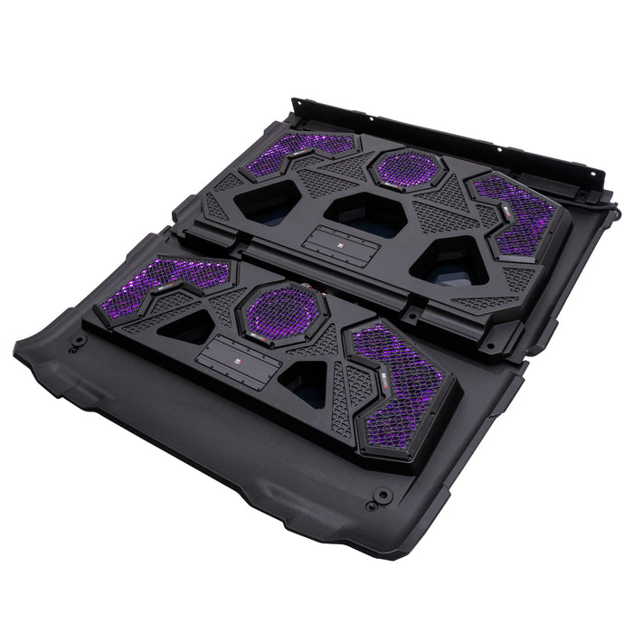 MB Quart 1000 Watt 14 Speaker Audio Roof, 7 Inch Source Unit, 45 Inch Light Bar, Polaris Ranger 1000 / XP 1000 (2018-2026), view 6