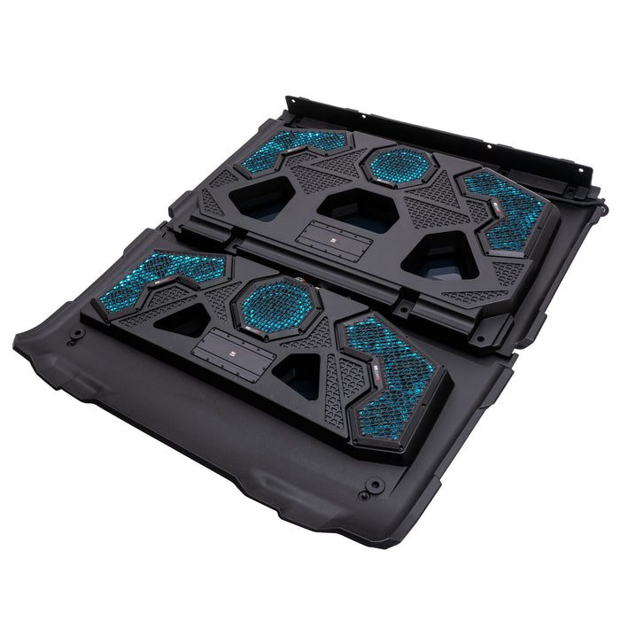 MB Quart 1000 Watt 14 Speaker Audio Roof, 7 Inch Source Unit, 45 Inch Light Bar, Polaris Ranger 1000 / XP 1000 (2018-2026), view 7