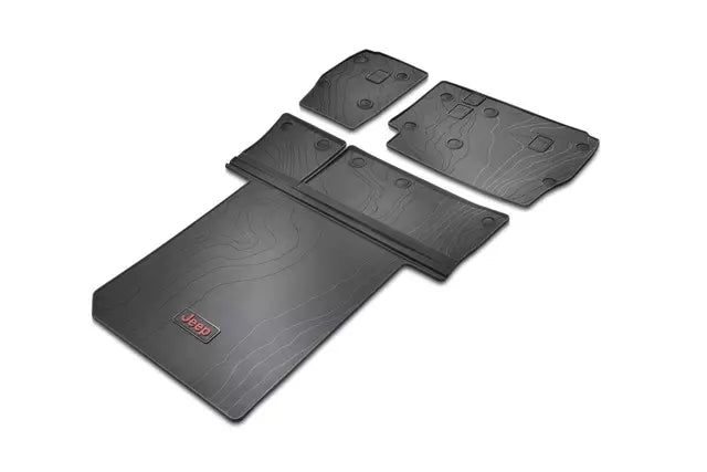 Jeep Wrangler JL 4-Door Molded Cargo Tray, Leather Seats