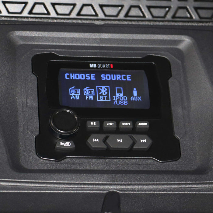 MB Quart 500 Watt 6 Speaker Audio Roof, 3.5 Inch LCD Source Unit, Polaris RZR Trail (2021-2026), view 3