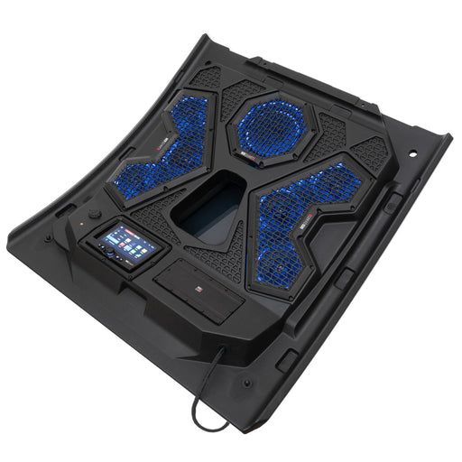 MB Quart 500 Watt 7 Speaker Audio Roof, 7 Inch Source Unit, 32 Inch Light Bar, Polaris RZR Trail (2021-2026), view 2