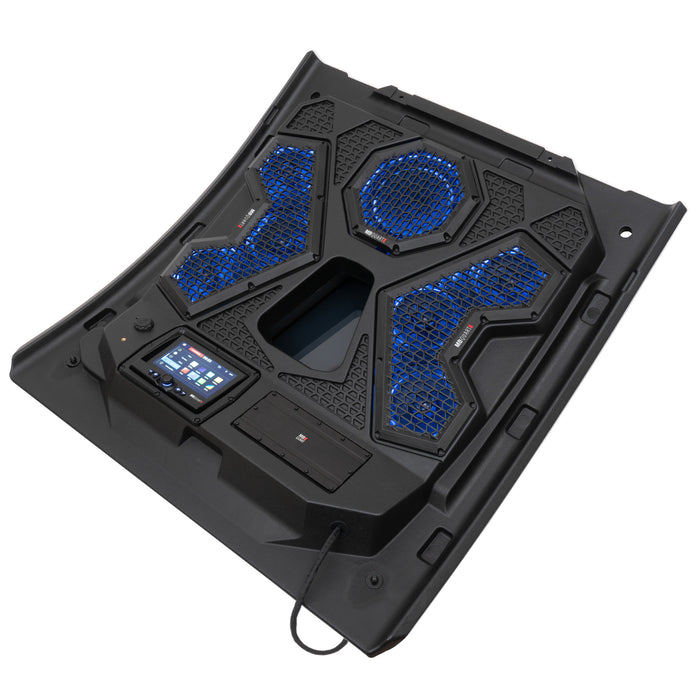 MB Quart 500 Watt 7 Speaker Audio Roof, 7 Inch Source Unit, 32 Inch Light Bar, Polaris RZR Trail (2021-2026), view 2