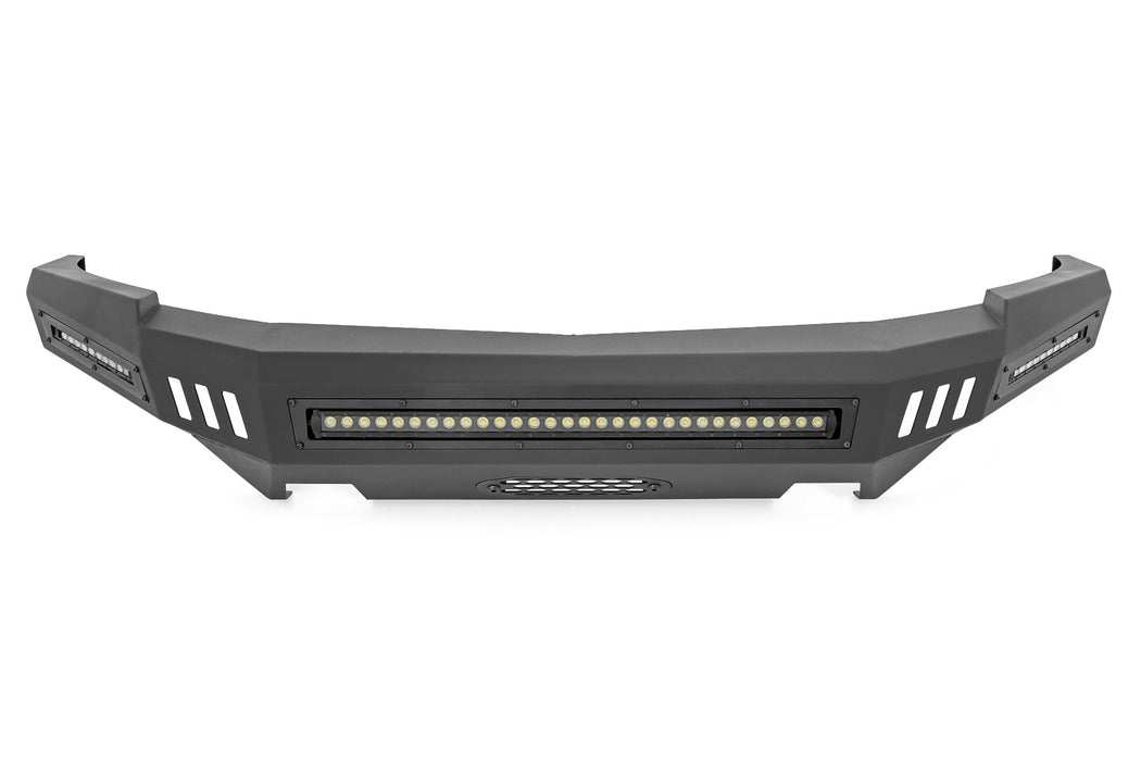 Rough Country Front High Clearance Bumper - BLK LEDs | Chevy Silverado 1500 2WD/4WD (07-13)