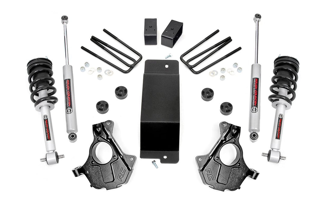Rough Country 3.5 Inch Lift Kit - Cast Steel LCA - FR N3 | Chevy/GMC 1500 (14-18 &amp; Classic)