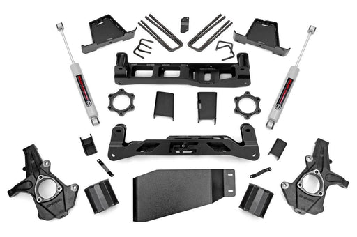 Rough Country 6 Inch Lift Kit, Chevy Silverado & GMC Sierra 1500 4WD (2007-2013)