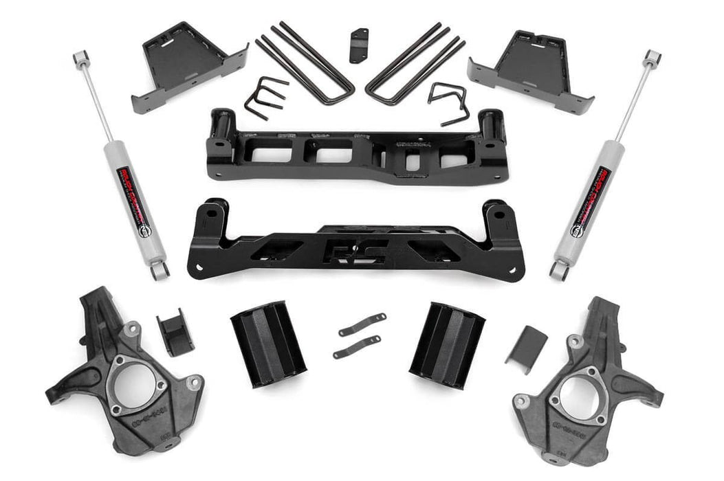 Rough Country 7.5 Inch Lift Kit | Chevy Silverado &amp; GMC Sierra 1500 2WD (2007-2013)