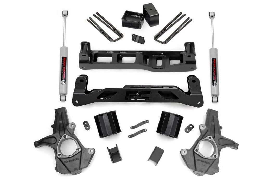 Rough Country 5 Inch Lift Kit - Alum/Stamp Steel | Chevy/GMC 1500 (14-18 &amp; Classic)