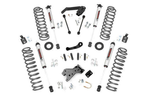 Rough Country 4 Inch Lift Kit, V2, Jeep Wrangler JK 4WD (2007-2018)
