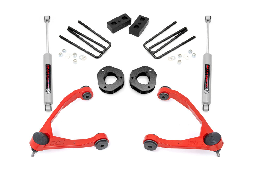 Rough Country 3.5" Lift Kit - Forged UCA - Cast Steel | Chevy/GMC 1500 (07-16)