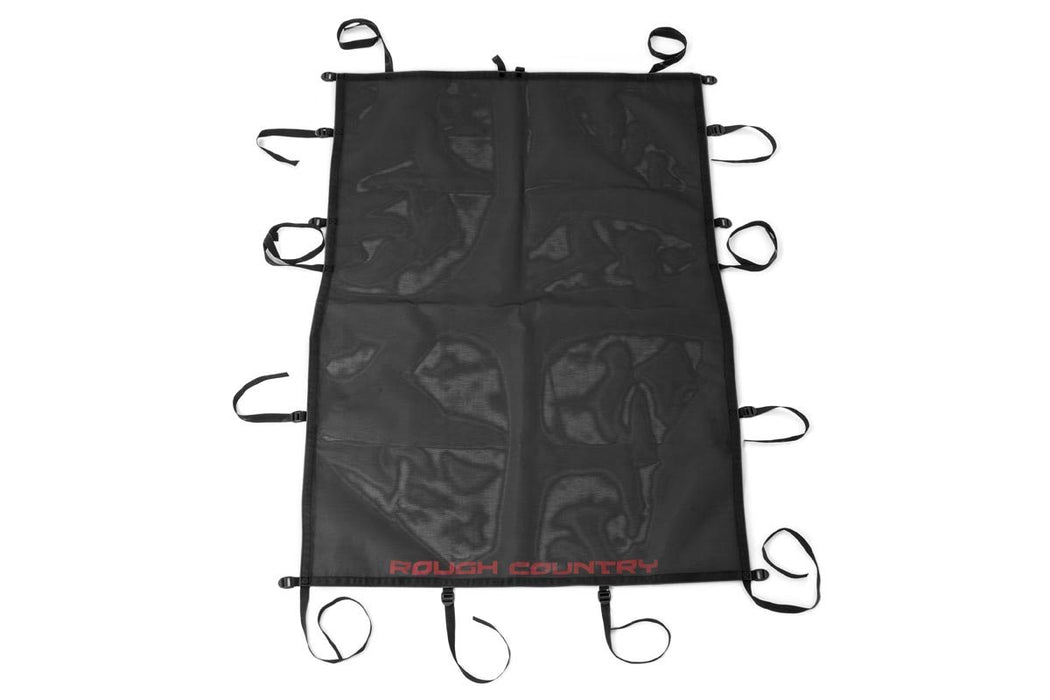 Rough Country Mesh Bikini Top Plus - Black | Jeep Wrangler Unlimited 2WD/4WD (2007-2018)