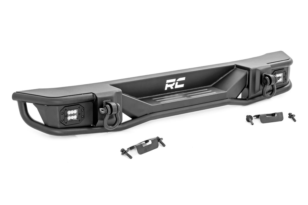 Rough Country Rear Bumper - Tubular | Jeep Wrangler JK/Wrangler Unlimited (2007-2018)