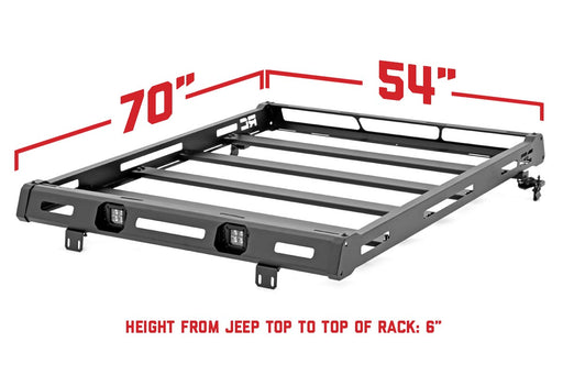 Rough Country Roof Rack, Jeep Wrangler JK/Wrangler Unlimited (2007-2018), view 2