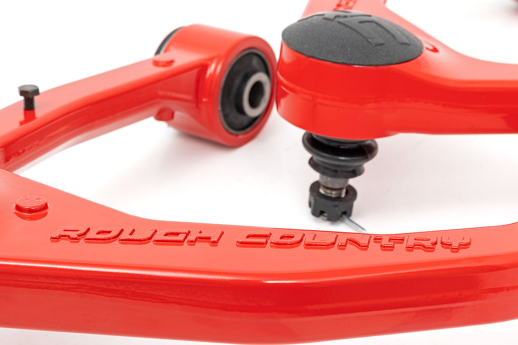Rough Country Red Forged Upper Control Arms - OE Upgrade | Toyota Tundra 2WD/4WD (07-21)