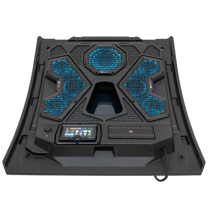 MB Quart 500 Watt 7 Speaker Audio Roof, 7 Inch Source Unit, 32 Inch Light Bar, Polaris RZR Trail (2021-2026), view 8