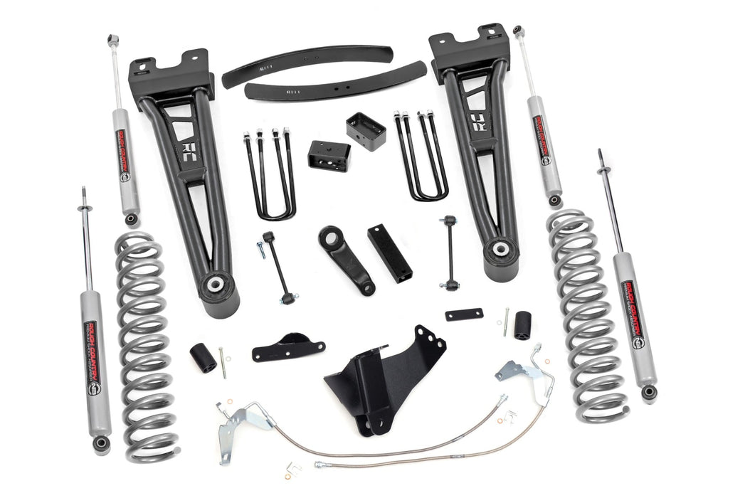 Rough Country 6 Inch Lift Kit - Gas - Radius Arm | Ford F-250/F-350 Super Duty 4WD (08-10)