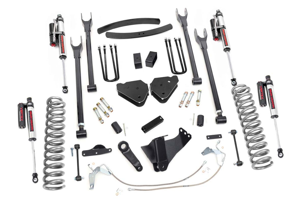 Rough Country 6 Inch Lift Kit - Diesel - 4 Link - Vertex | Ford F-250/F-350 Super Duty (08-10)
