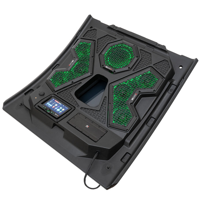 MB Quart 500 Watt 7 Speaker Audio Roof, 7 Inch Source Unit, 32 Inch Light Bar, Polaris RZR Trail (2021-2026), view 6