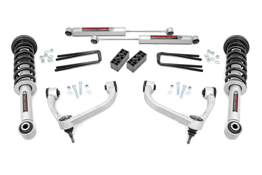 Rough Country 3 Inch Lift Kit - N3 Struts | Ford F-150 4WD (2009-2013)