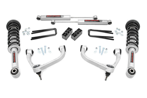 Rough Country 3 Inch Lift Kit, N3 Struts, Ford F-150 4WD (2009-2013)
