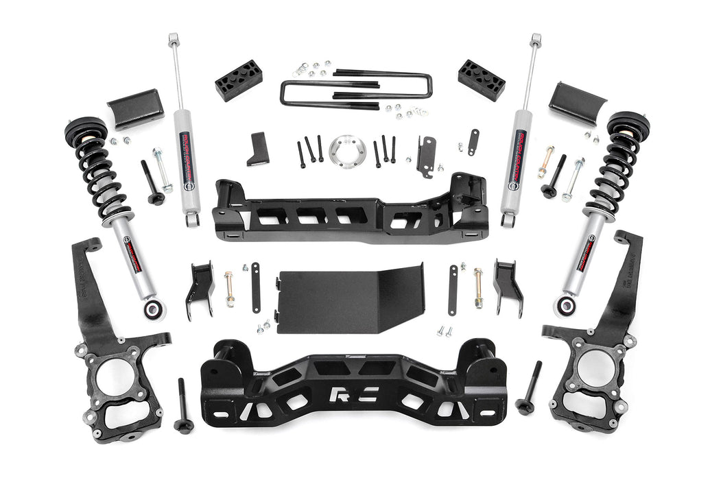 Rough Country 4 Inch Lift Kit - N3 Struts | Ford F-150 4WD (2014)