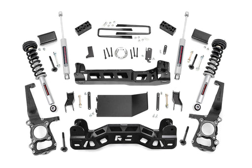 Rough Country 4 Inch Lift Kit, N3 Struts, Ford F-150 4WD (2009-2010)