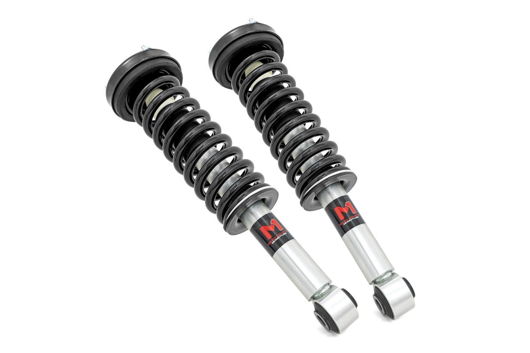 Rough Country M1 Adjustable Leveling Struts, Monotube, 0-2 inch, Ford F-150 4WD (2009-2013)