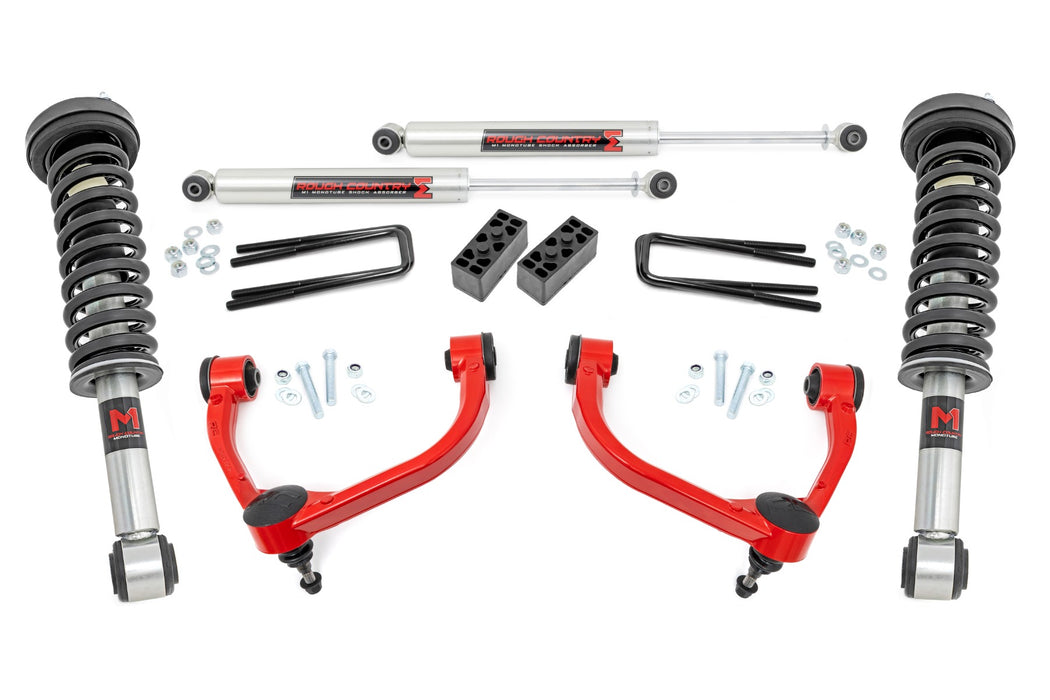 Rough Country 3 Inch Lift Kit - M1 Struts | Ford F-150 4WD (2009-2013)