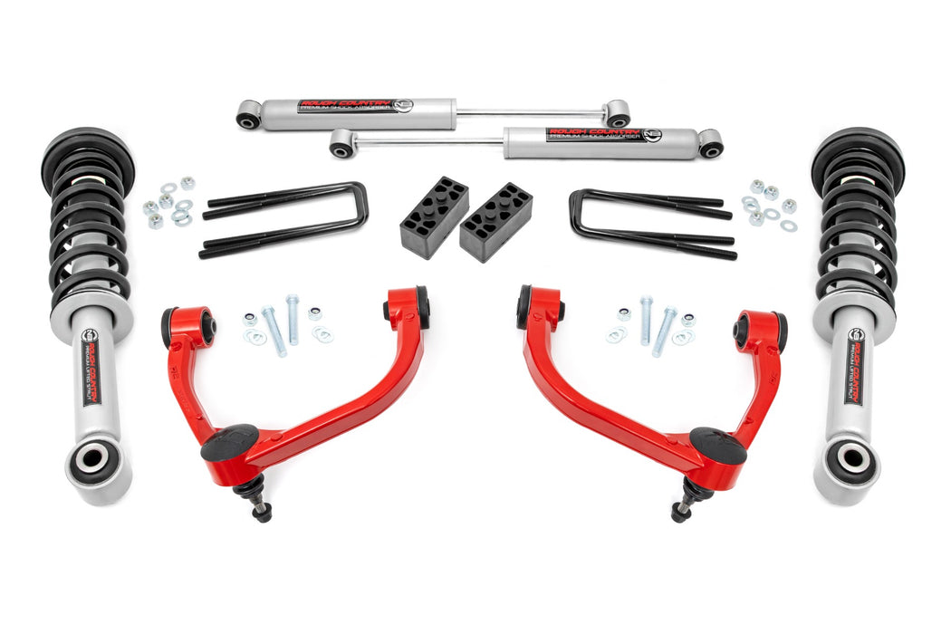 Rough Country 3 Inch Lift Kit - N3 Struts | Ford F-150 4WD (2009-2013)
